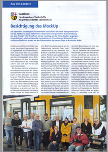 Bild einer stark verkleinerten Seite eines Artikels in Leben und Weg (2)