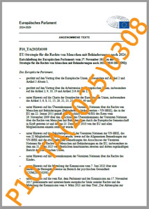 Bild der stark verkleinerten Seite der Entschließung Bild der stark verkleinerten Seite der Entschließung