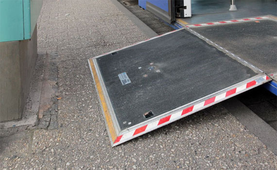 Die Rampe als Einstiegshilfe?