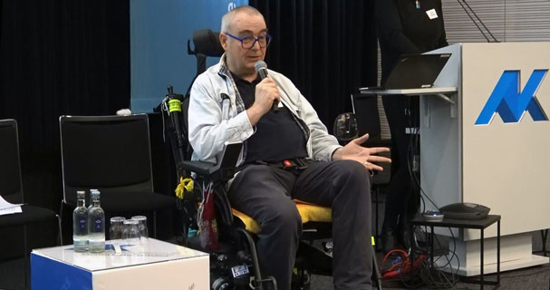 Bernd Kittendorf auf dem Podium in Kirkel, Foto: Claudia Kittendorf-Wolf, 2024