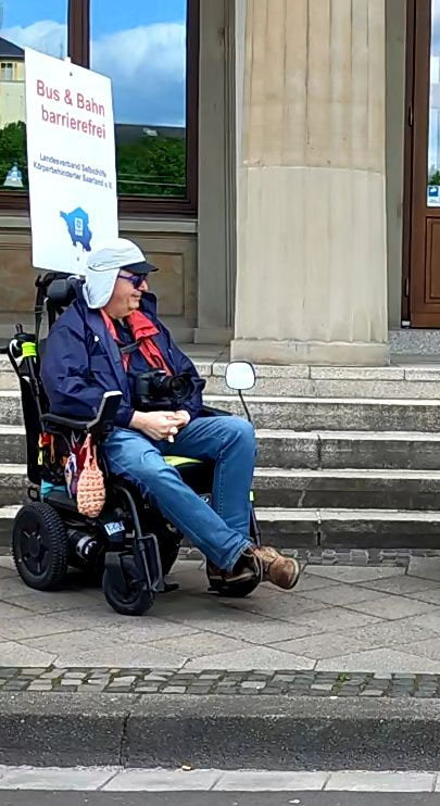 Bernd Kittendorf in Saarbr&uuml;cken, Foto: Claudia Kittendorf-Wolf, 2025